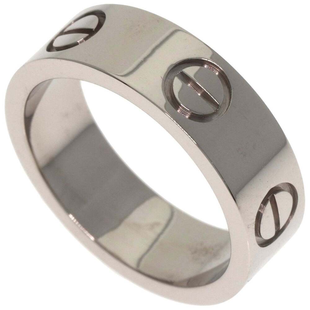 CARTIER Authentic 18k Silver Love Ring #49